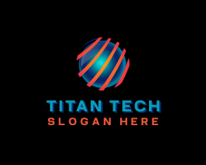 Cyber Tech Sphere logo design