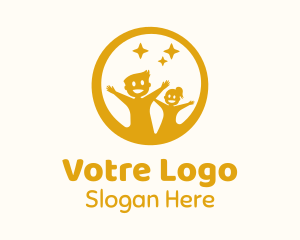 Yellow Children Star Logo