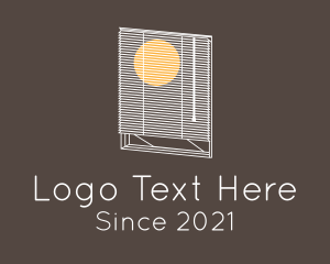 Hostel - Sunset Window Blinds logo design
