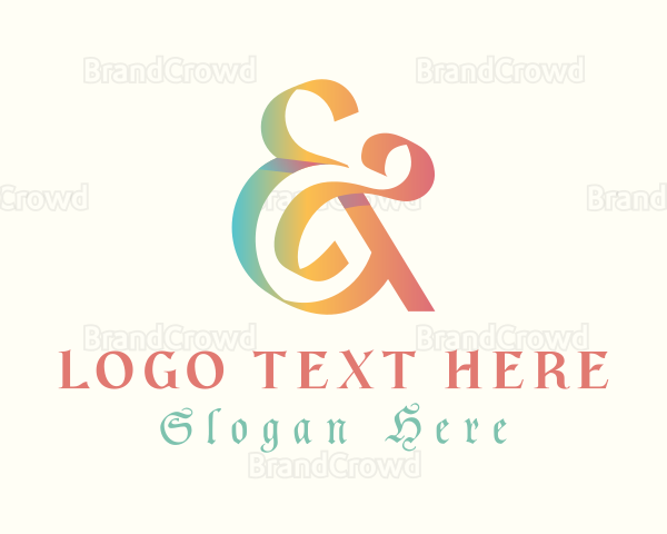 Elegant Ampersand Ligature Logo