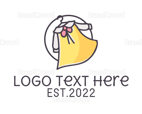 Baby Dress Clothing Logo