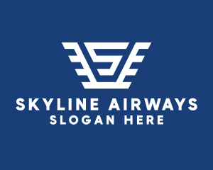 Airway - Winged Letter S logo design