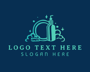 Teal - Dishwashing Plate Cleaner logo design