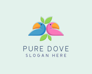 Toucan Bird Toy logo design