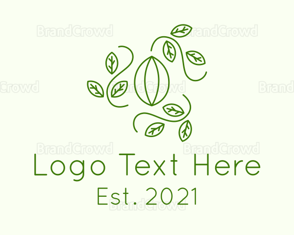 Green Leaf Seedling Logo
