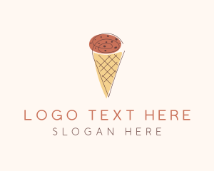 Sugar Cone - Creamery Ice Cream logo design