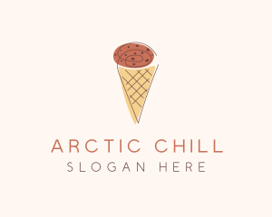 Frozen - Creamery Ice Cream logo design