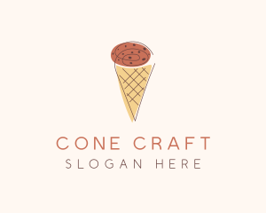 Cone - Creamery Ice Cream logo design