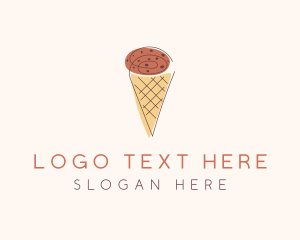 Cone - Creamery Ice Cream logo design