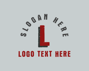 Grunge Sporty Business Logo