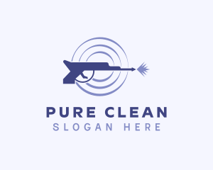 Cleaning Maintenance Pressure Washing logo design