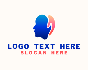 Psychology - Brain Mind Support logo design
