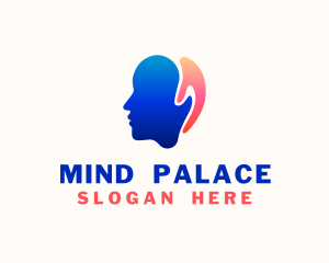 Memory - Brain Mind Support logo design