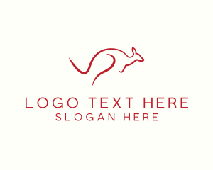 Joey - Wild Kangaroo Safari logo design