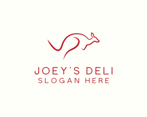 Joey - Wild Kangaroo Safari logo design