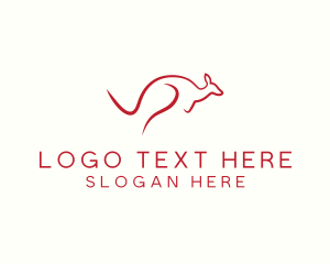 Veterinary - Wild Kangaroo Safari logo design