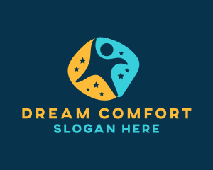 Human Star Dream logo design