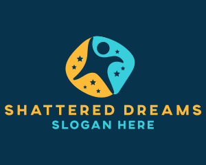 Human Star Dream logo design