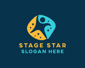 Actor - Human Star Dream logo design