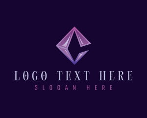 High End - Diamond Jewelry Letter C logo design