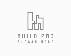 Building Tower Construction logo design