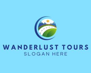 Mountain Road Travel logo design