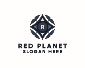 Sci Fi Star Spacecraft logo design