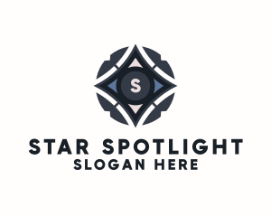 Sci Fi Star Spacecraft logo design