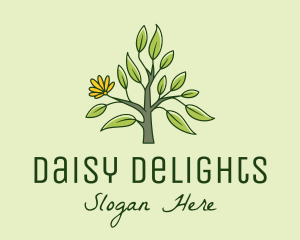 Daisy - Carnation Flower Plant logo design