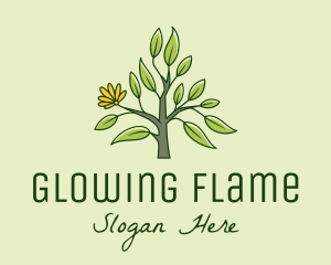 Carnation Flower Plant  logo design