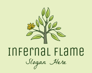 Carnation Flower Plant  logo design