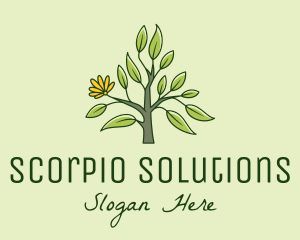 Carnation Flower Plant  logo design