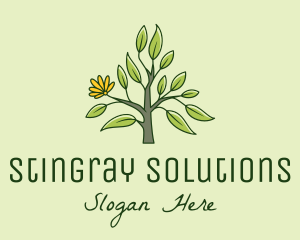 Carnation Flower Plant  logo design