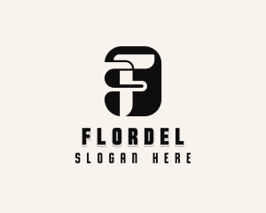 Business Brand Letter F logo design