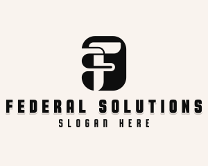 Business Brand Letter F logo design