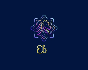 Fairy Tale - Cute Colorful Pony logo design