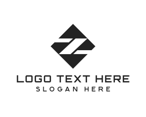 Lettermark - Modern Geometric Diamond Letter Z logo design