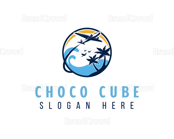 Vacation Travel Beach Logo