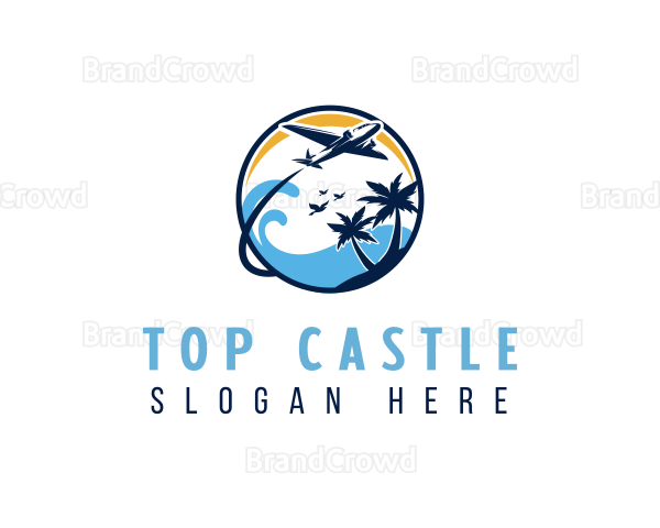 Vacation Travel Beach Logo