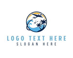 Vacation Travel Beach Logo