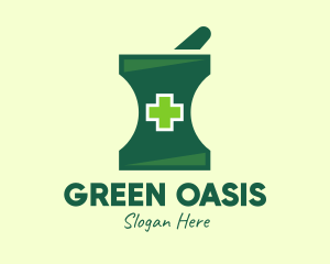 Green Cross Healing logo design