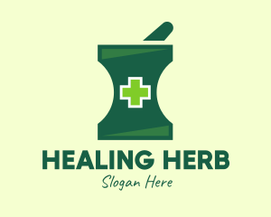 Green Cross Healing logo design