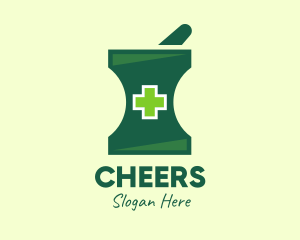 Traditional - Green Cross Healing logo design