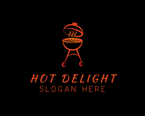 Smoked Barbecue Grill logo design