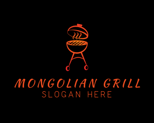 Smoked Barbecue Grill logo design