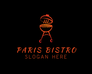 Smoked Barbecue Grill logo design