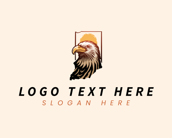 Avian - Indiana Bald Eagle logo design