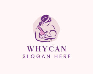 Pediatrician - Breastfeeding Mother Child logo design