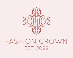 Flower Fashion Boutique Cosmetics  logo design