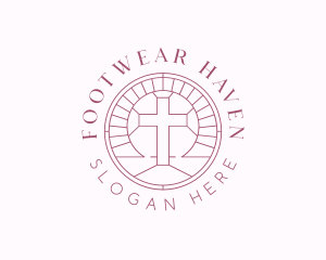 Religious Christian Cross Logo